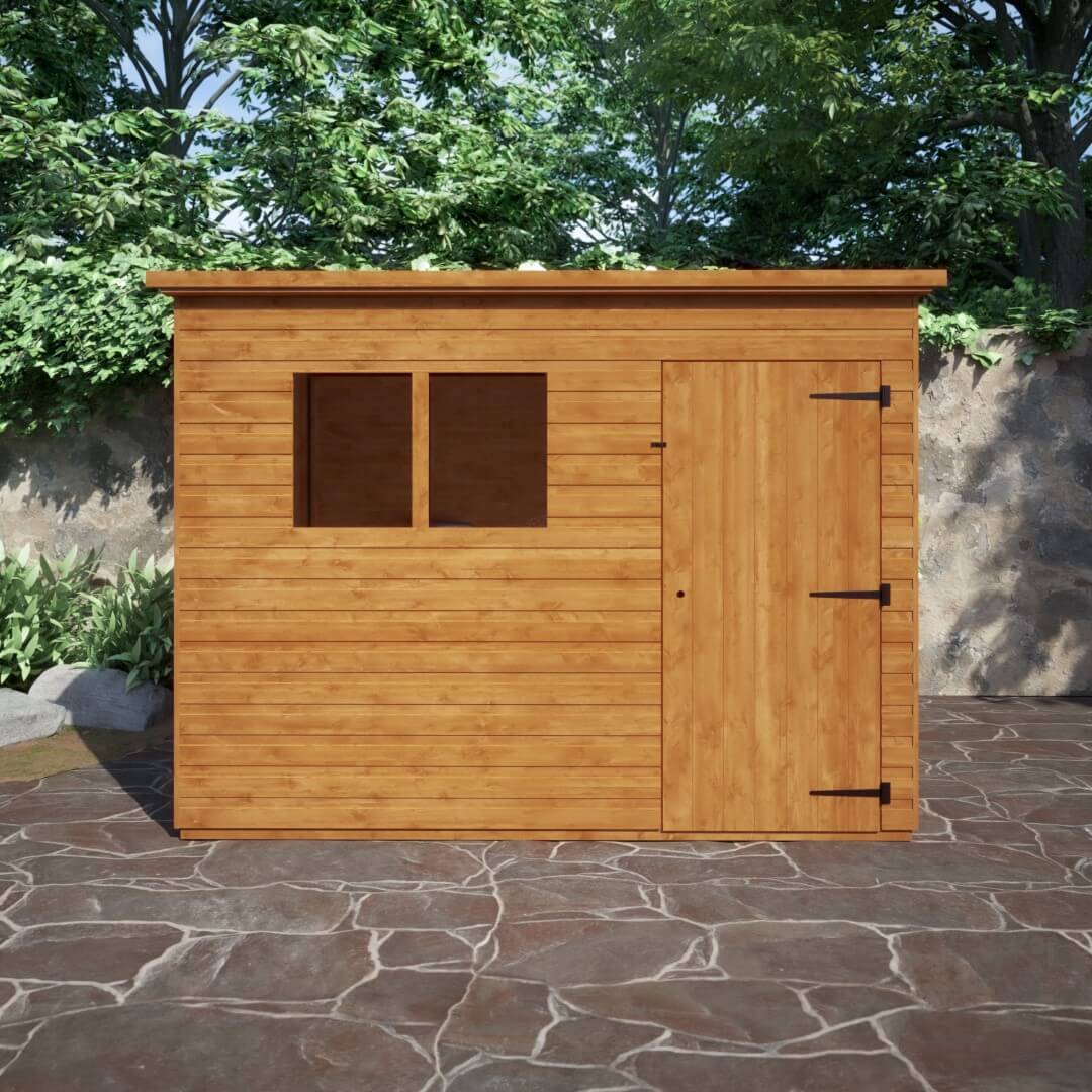 GardenArch 9x6 Super Pent Wooden Shed