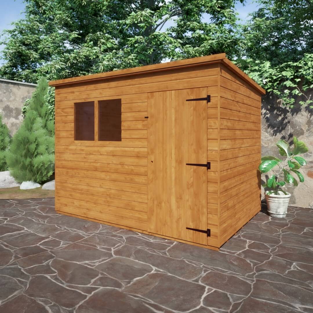 GardenArch 9x6 Super Pent Wooden Shed