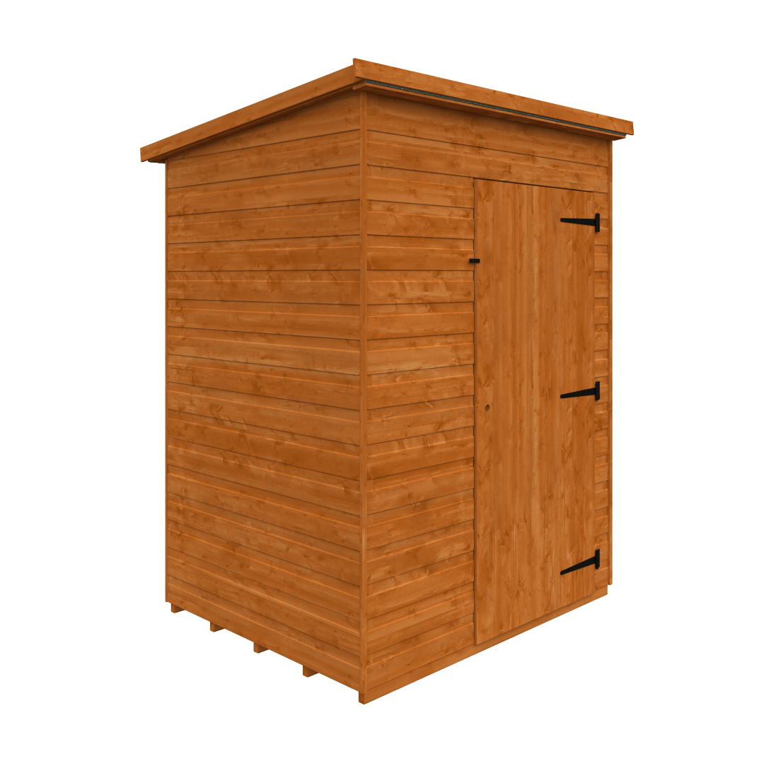GardenArch 5x4 Super Pent Windowless Wooden Shed