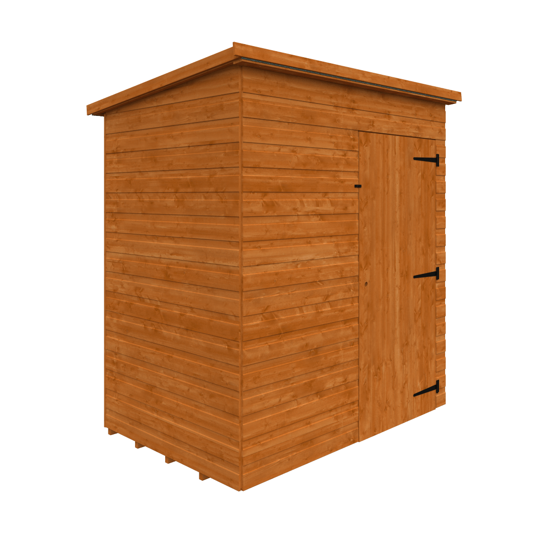 GardenArch 6x4 Super Pent Windowless Wooden Shed
