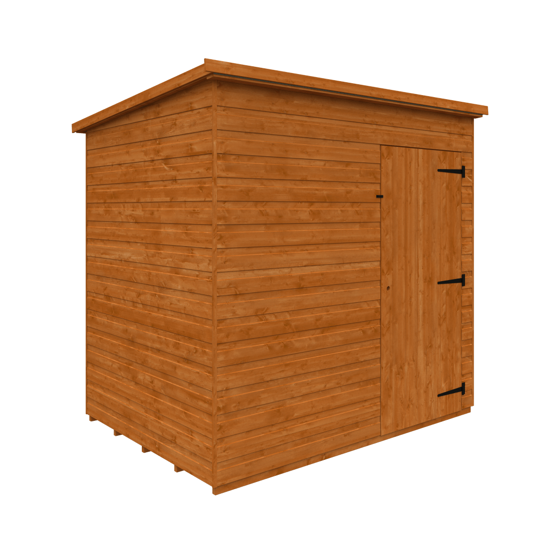 GardenArch 7x5 Super Pent Windowless Wooden Shed