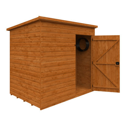 GardenArch 7x5 Super Pent Windowless Wooden Shed