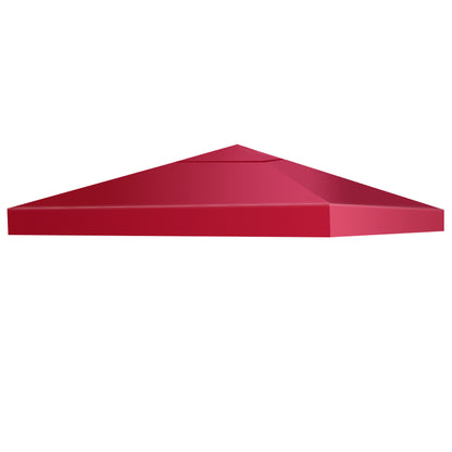 Outdoor Patio Pavilion Cover with Hook and Loop Fastener-Wine