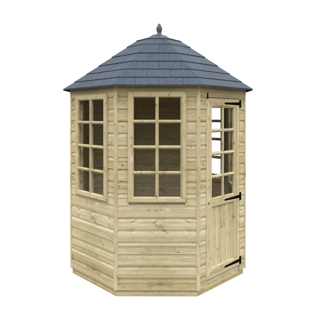 GardenArch 6x6 Tanalised Octagonal Wooden Shed