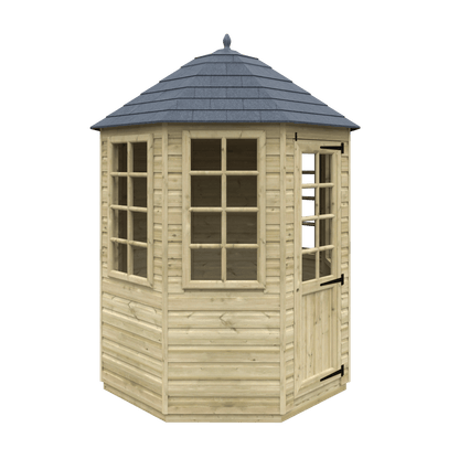 GardenArch 6x6 Tanalised Octagonal Wooden Shed