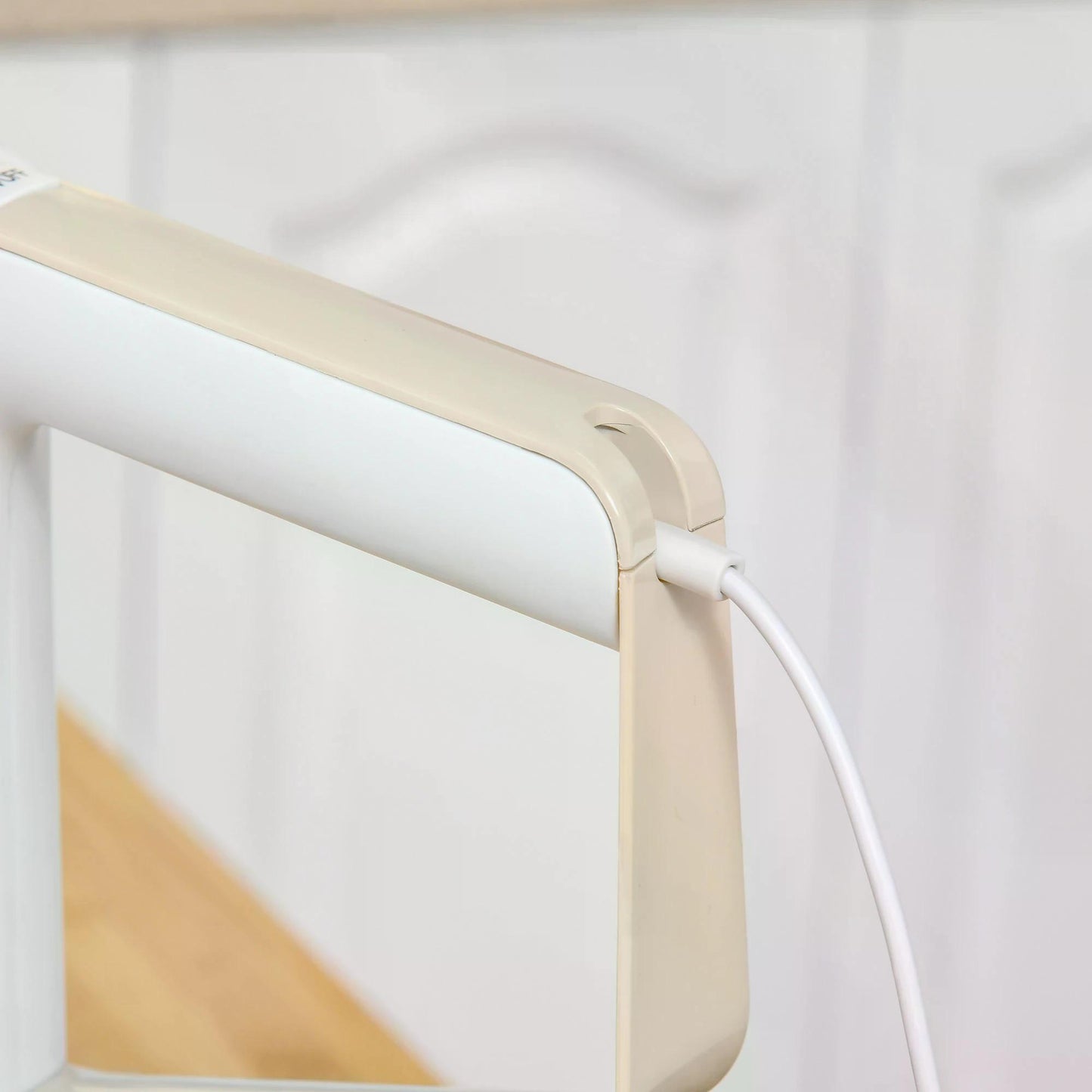 HOMCOM Five-In-One Hand Mixer 500W Electric Whisk Five Speed w/ Stainless Steel Dough Hook Beater Blender Chopper for Kitchen Baking - White