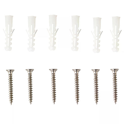 HOMCOM Set of 3 Wooden U-Shaped Floating Shelves Set Wall Mounted Hanging Bookshelf CD DVD Storage Display for Bedroom Living Room Kitchen, White