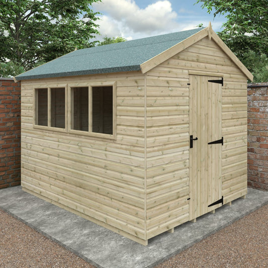 GardenArch 10x8 Apex Premier Wooden Shed