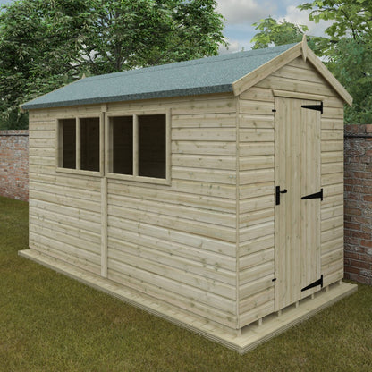 GardenArch 12x6 Apex Premier Wooden Shed