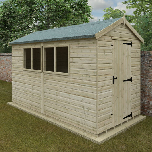 GardenArch 12x6 Apex Premier Wooden Shed