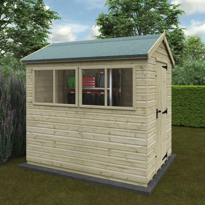 GardenArch 8x6 Apex Premier Wooden Shed