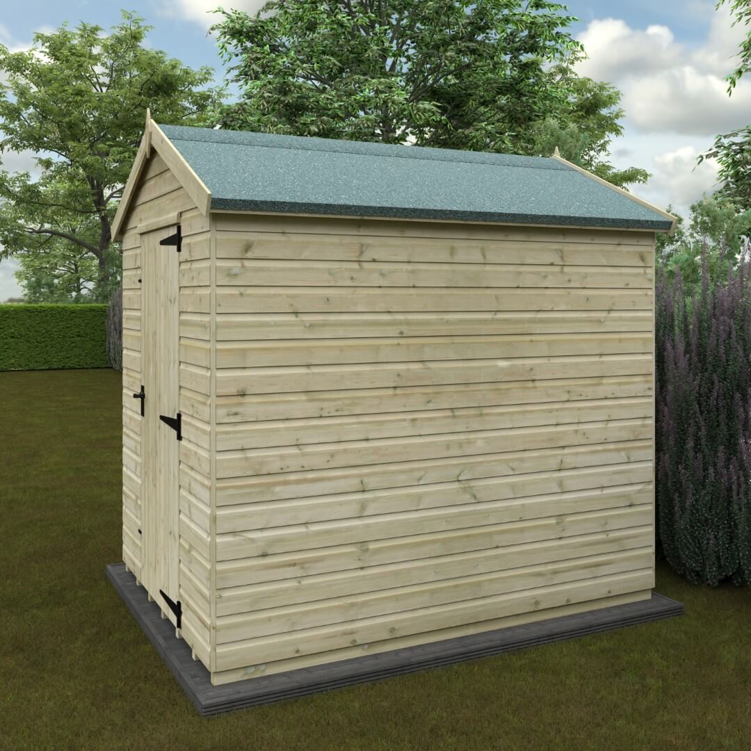 GardenArch 8x6 Apex Premier Wooden Shed