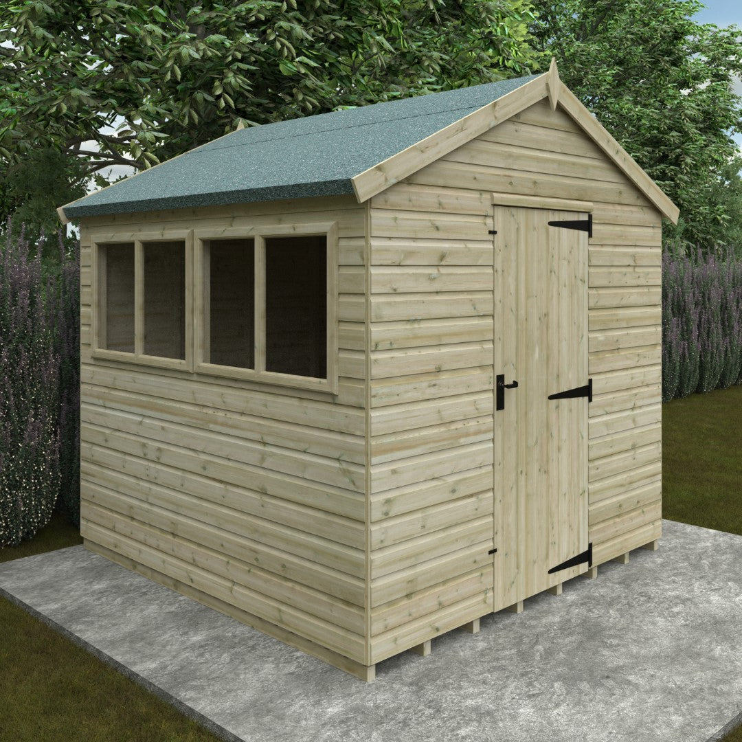 GardenArch 8x8 Apex Premier Wooden Shed