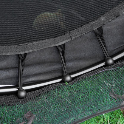 HOMCOM 5.2FT Kids Trampoline with Safety Enclosure, Indoor Outdoor Toddler Trampoline for Ages 3-10 Years, Pink