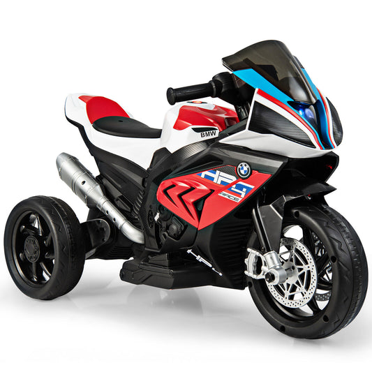 6 V Battery Powered Kids Ride on 3-Wheel Motorcycle-Red