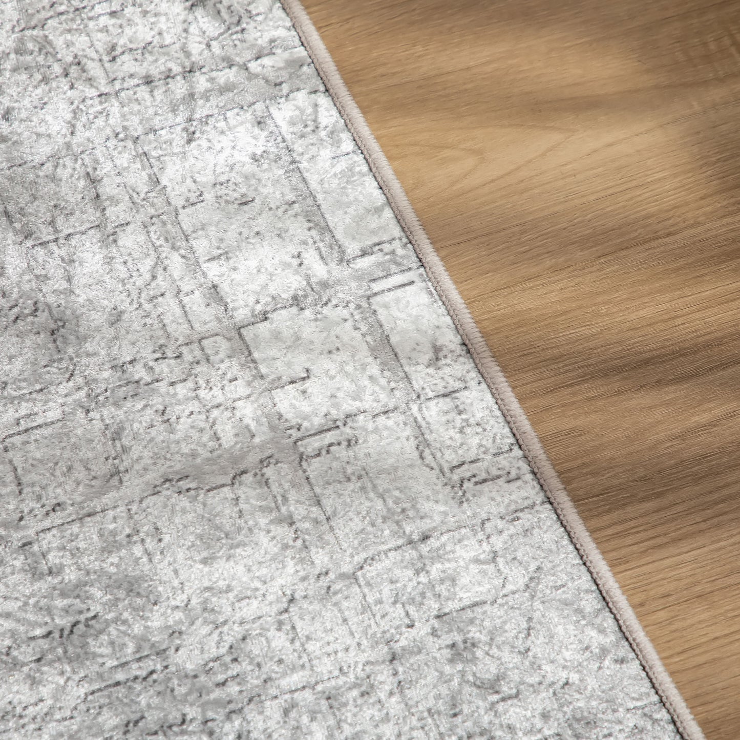 HOMCOM Grey Rug, Modern Abstract Area Rugs, Decorative Carpet for Living Room, Bedroom, Dining Room, 230 x 160cm