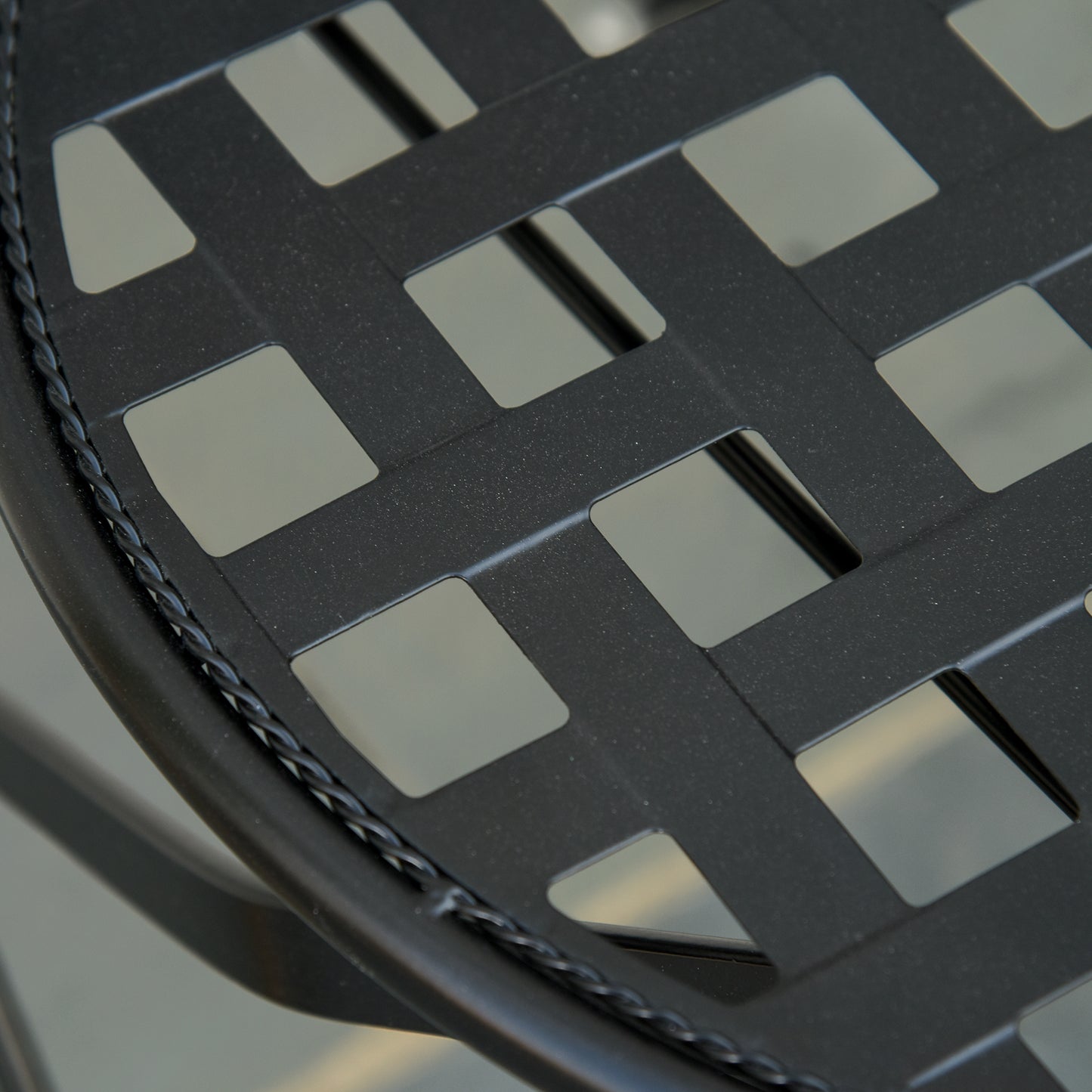 Outsunny Three-Piece Mosaic Bistro Table Set - Multicoloured