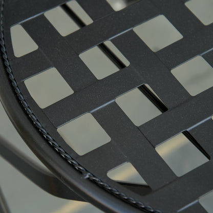 Outsunny Three-Piece Mosaic Bistro Table Set - Multicoloured