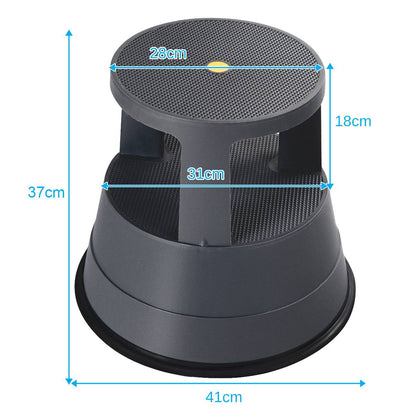 Roller Stool  with Casters and Non-slip Rubber Band