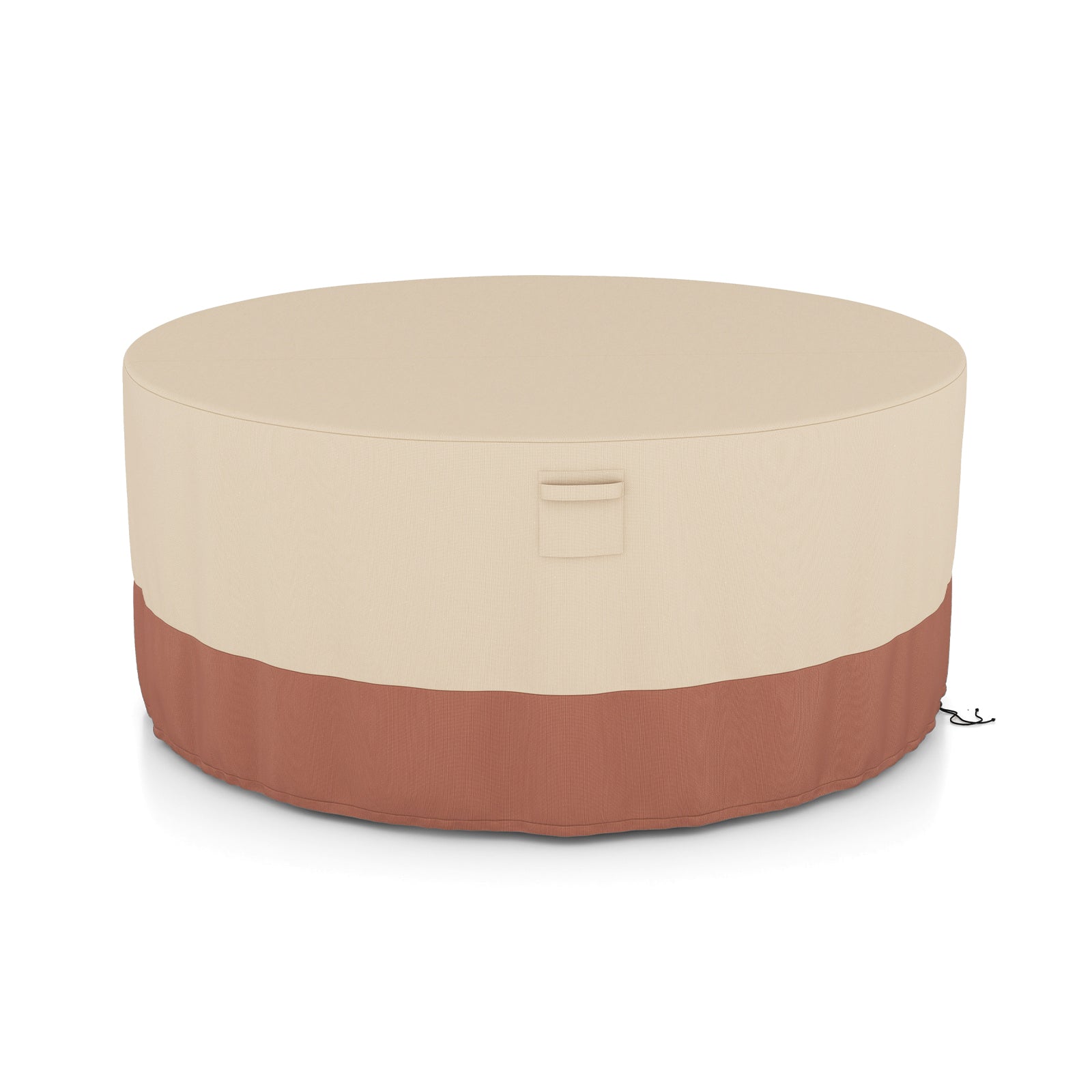 158/181/213 CM Round Patio Furniture Cover-Beige-L