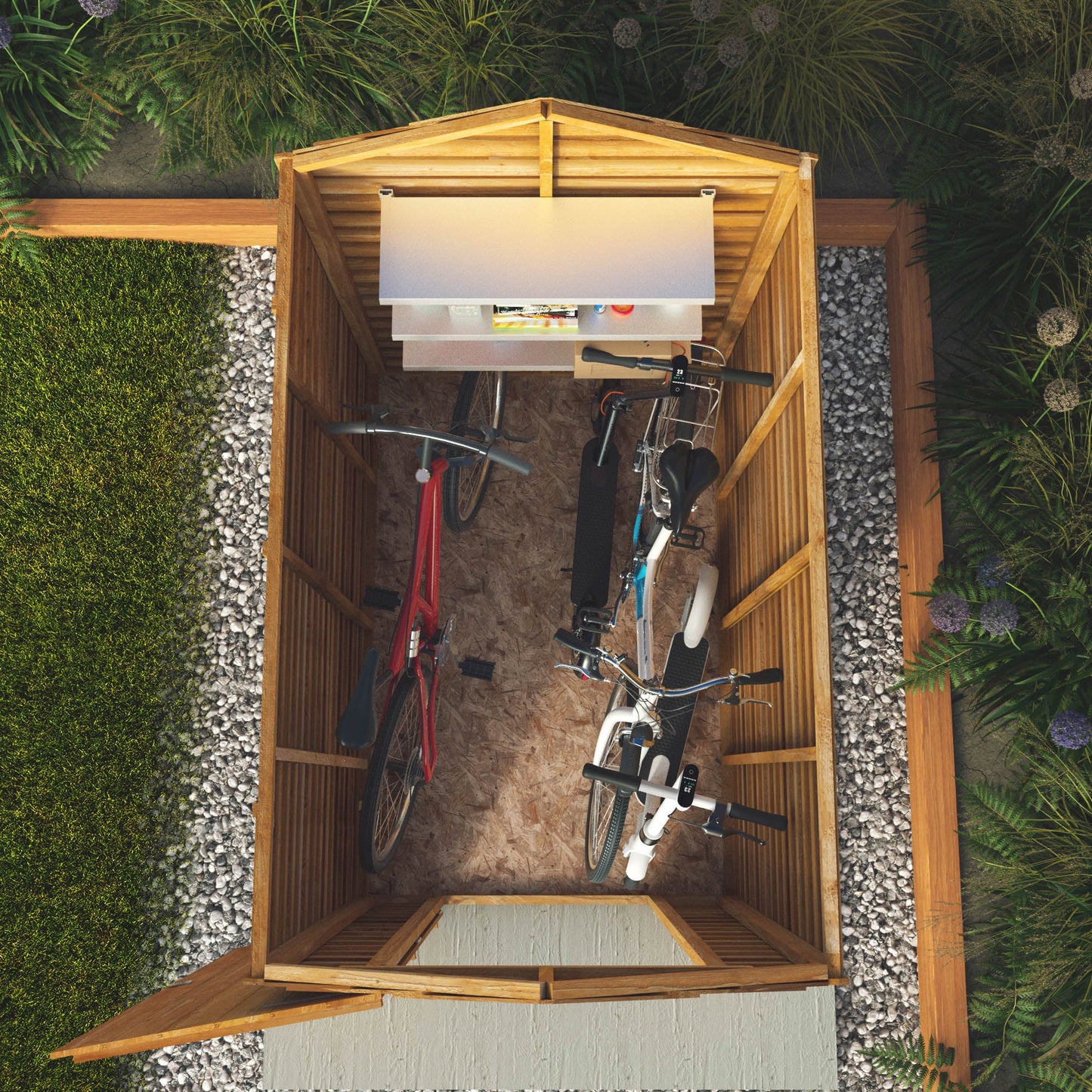 6 X 4 Overlap Apex - Windowless