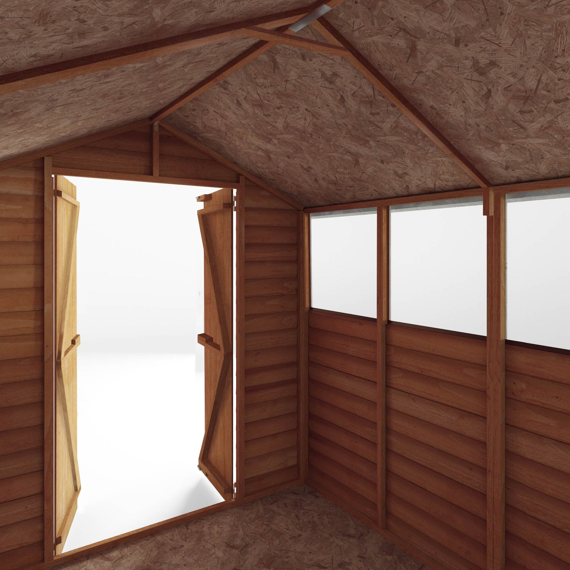 8 X 6 Overlap Apex - Double Door