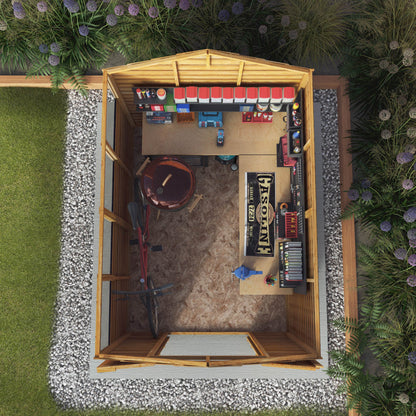 8 X 6 Overlap Apex - Double Door