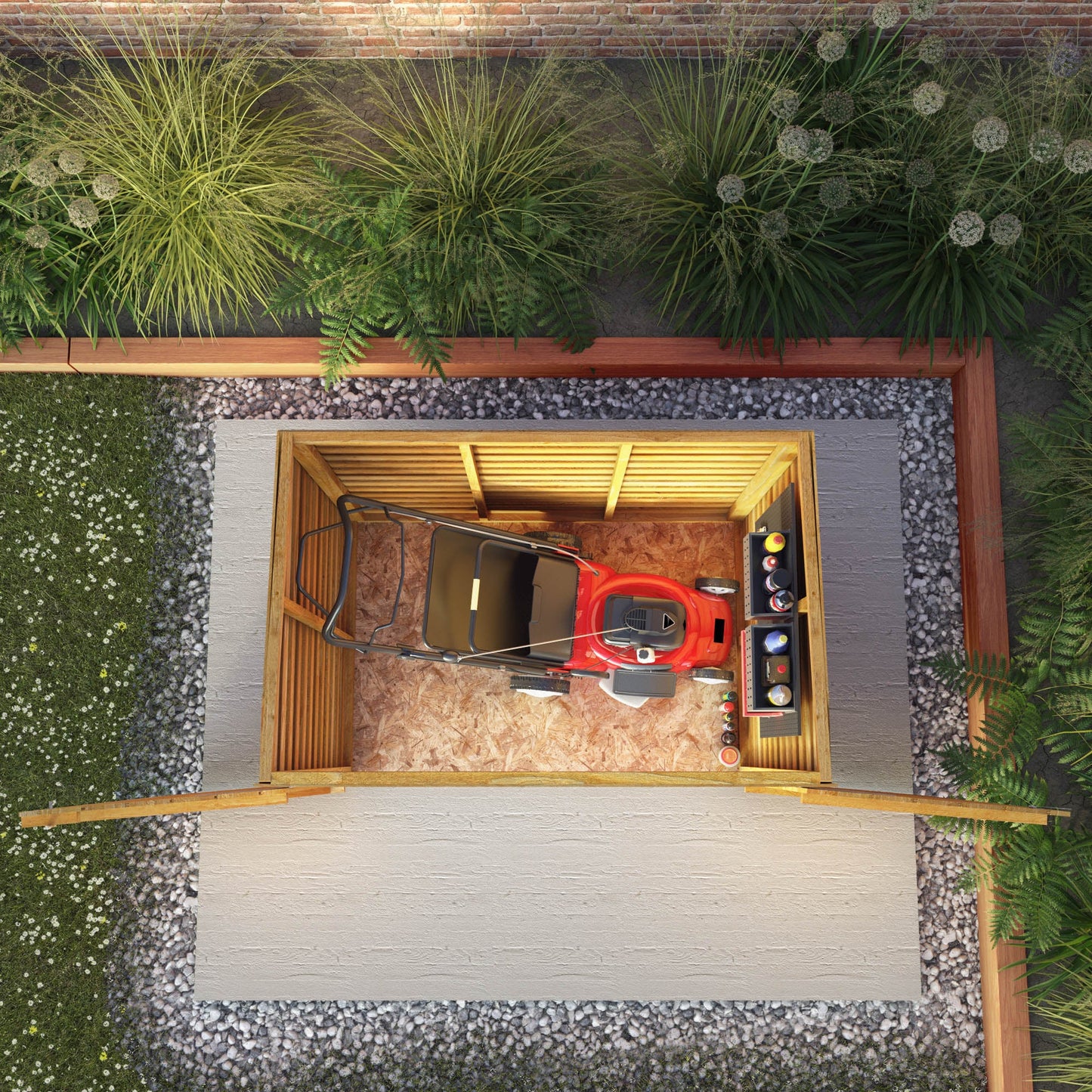 3 X 5 Overlap Pent Mowerstore