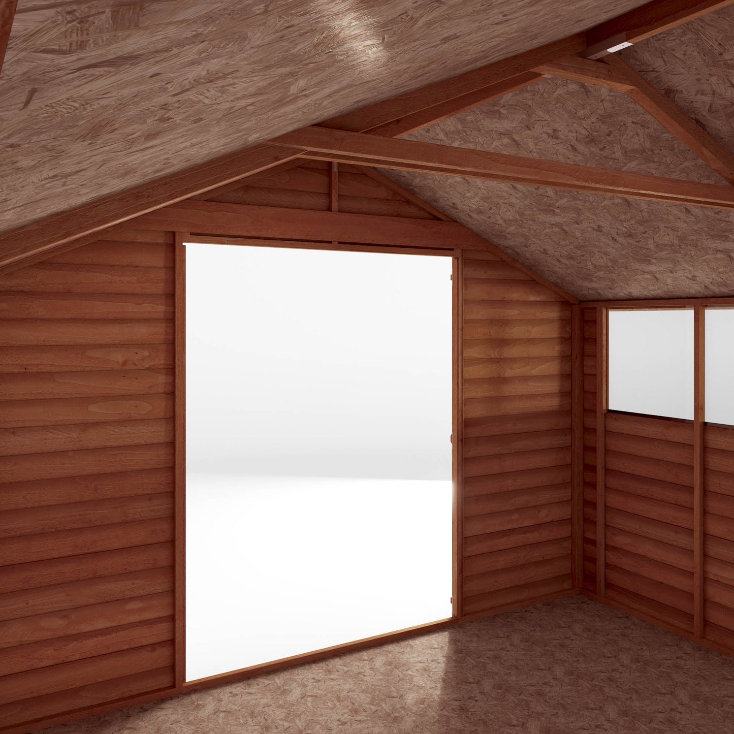 10 X 10 Overlap Apex Shed