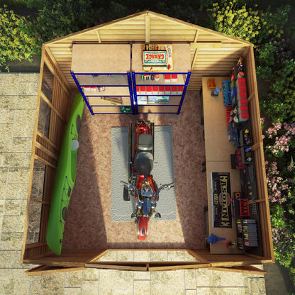 10 X 10 Overlap Apex Shed