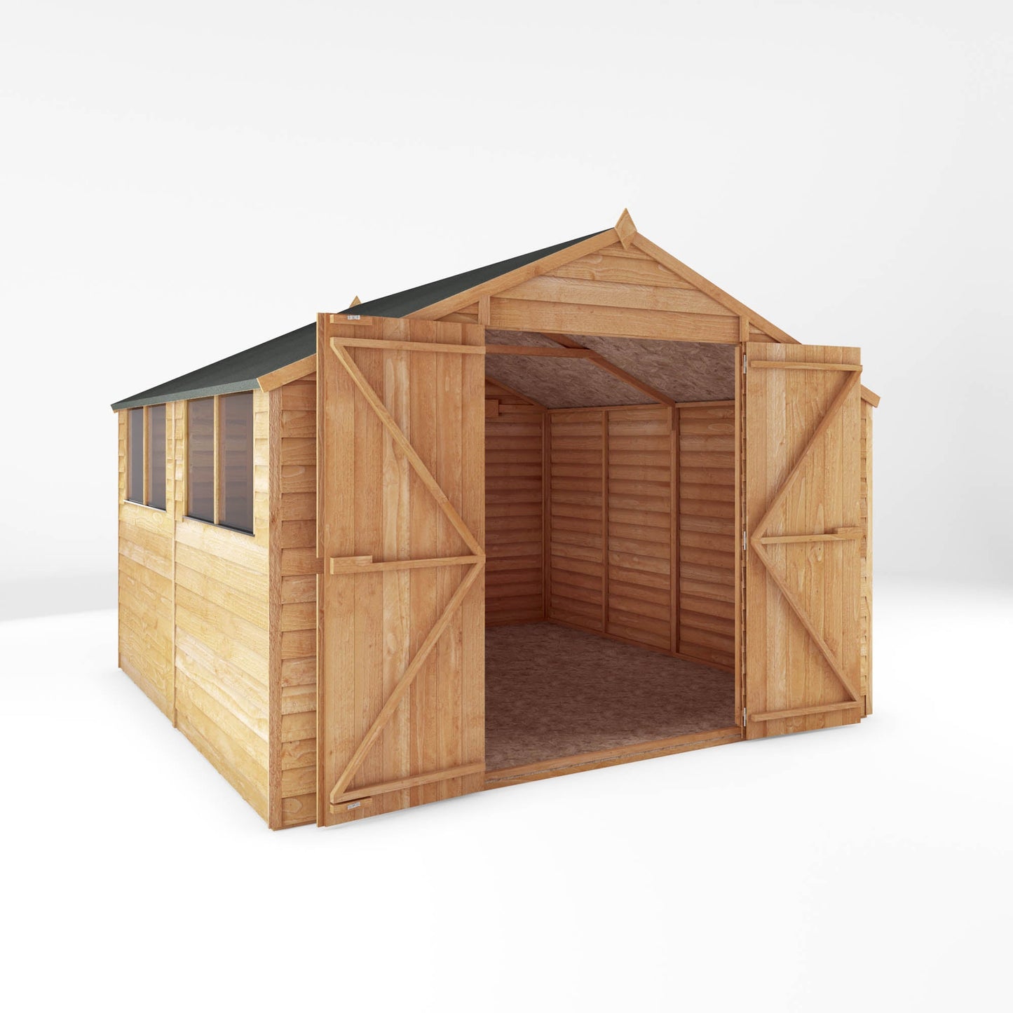 10 X 10 Overlap Apex Shed