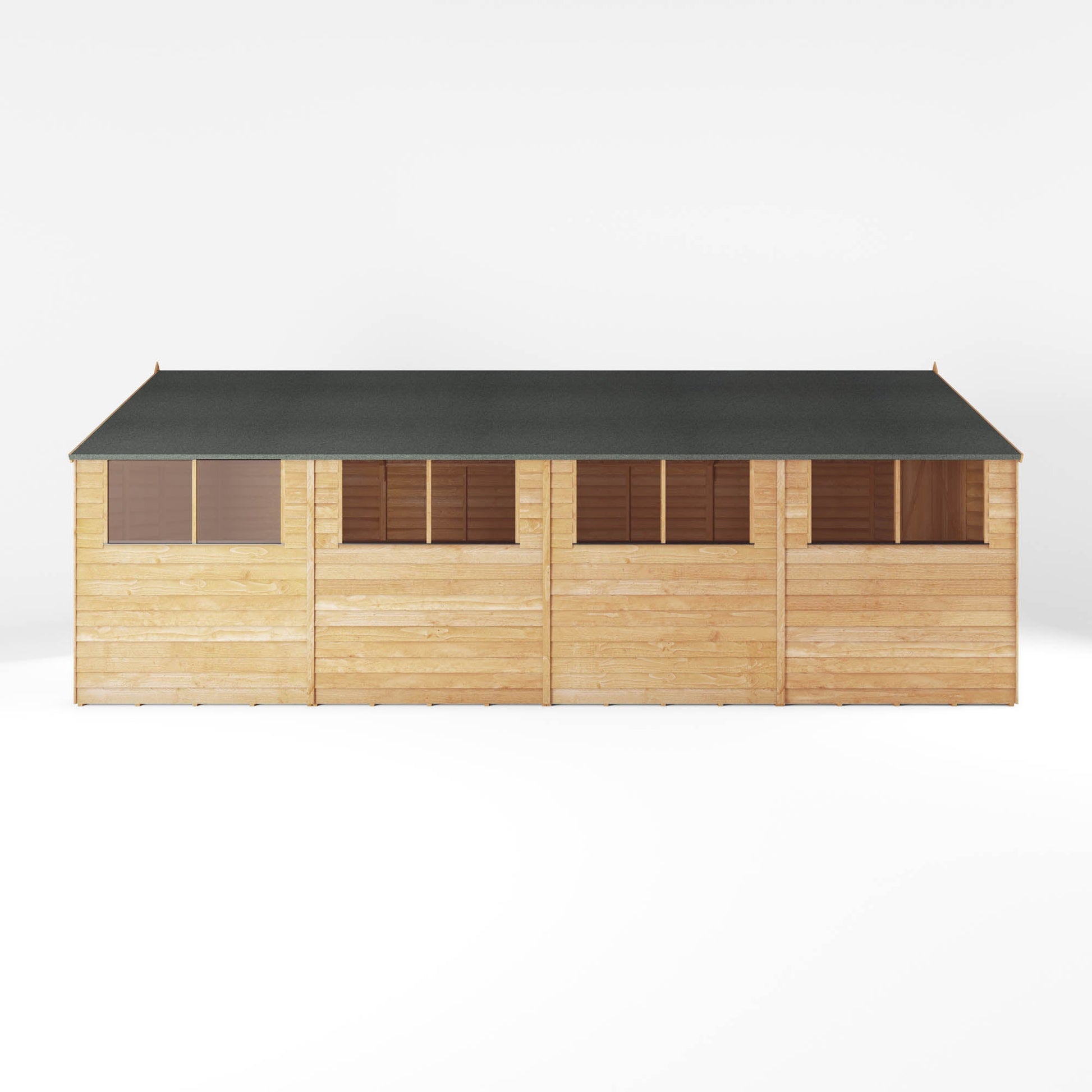 20 X 10 Overlap Apex Shed