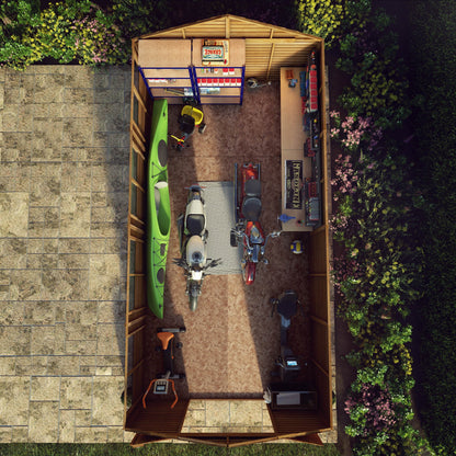 20 X 10 Overlap Apex Shed