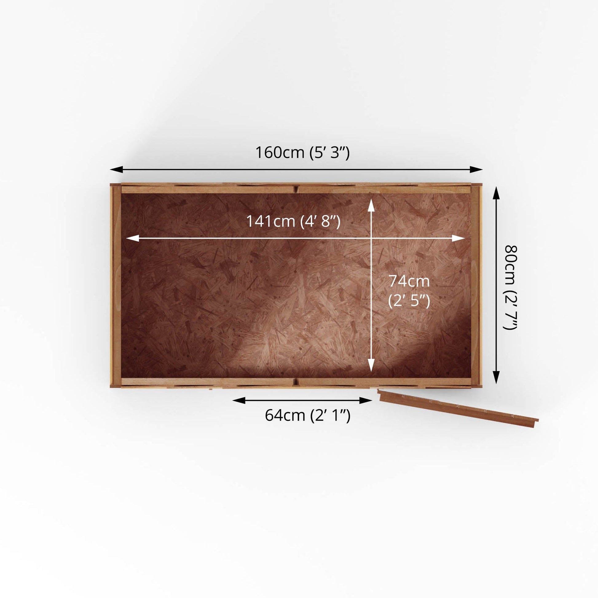 3 X 5 Overlap Apex - Windowless