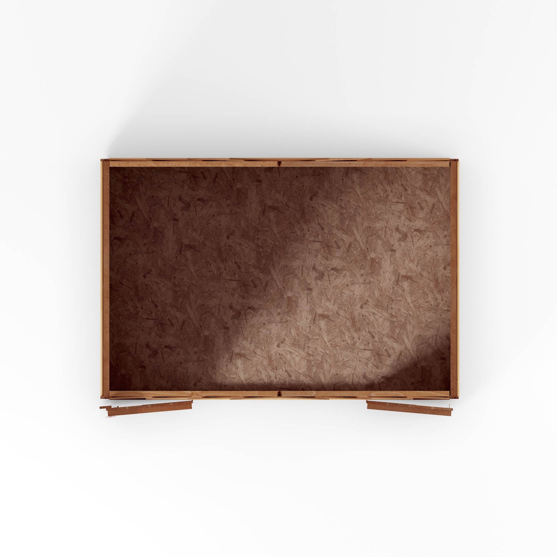 4 X 6 Overlap Apex - Double Door - Windowless