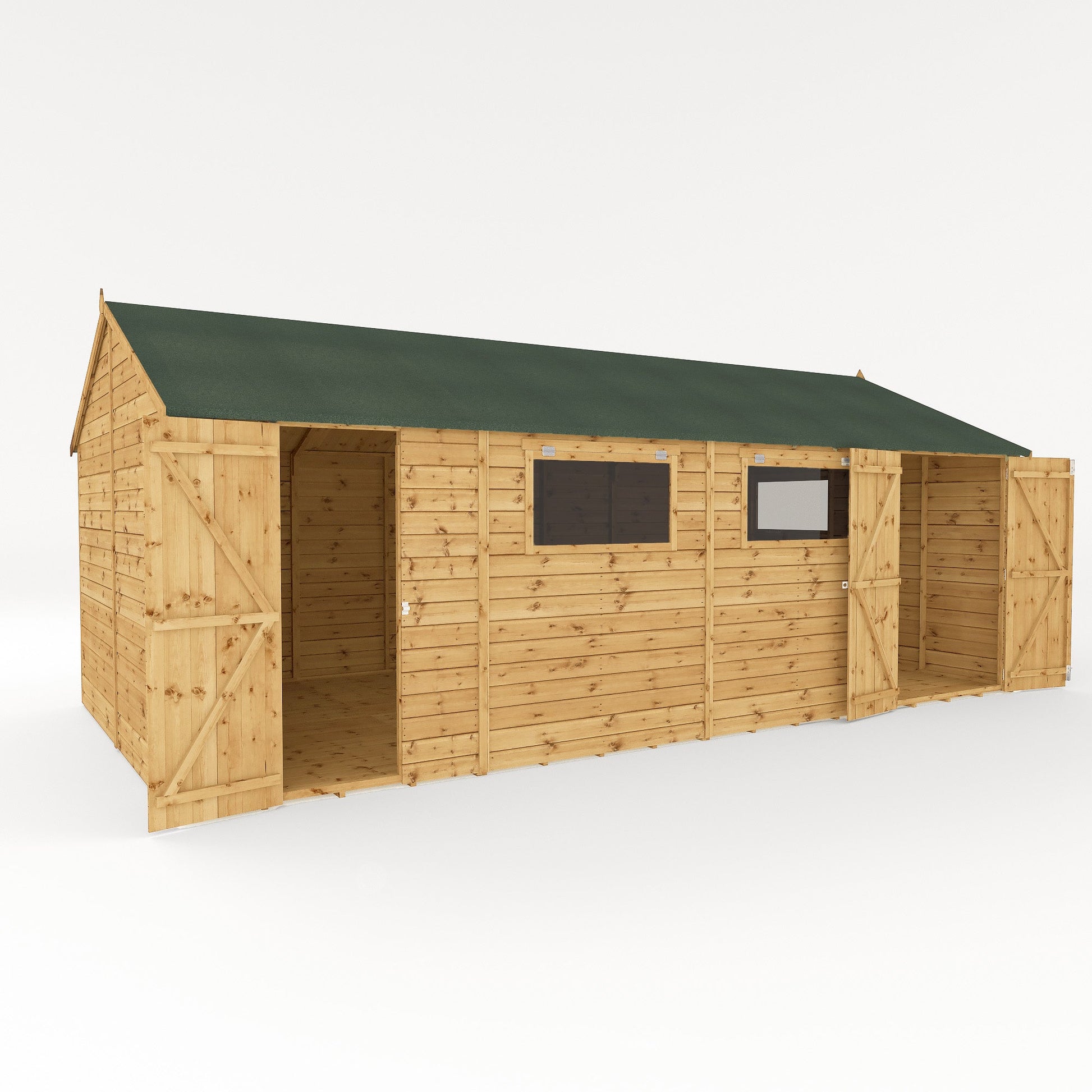 20 X 10 Premium Shiplap Reverse Apex Workshop