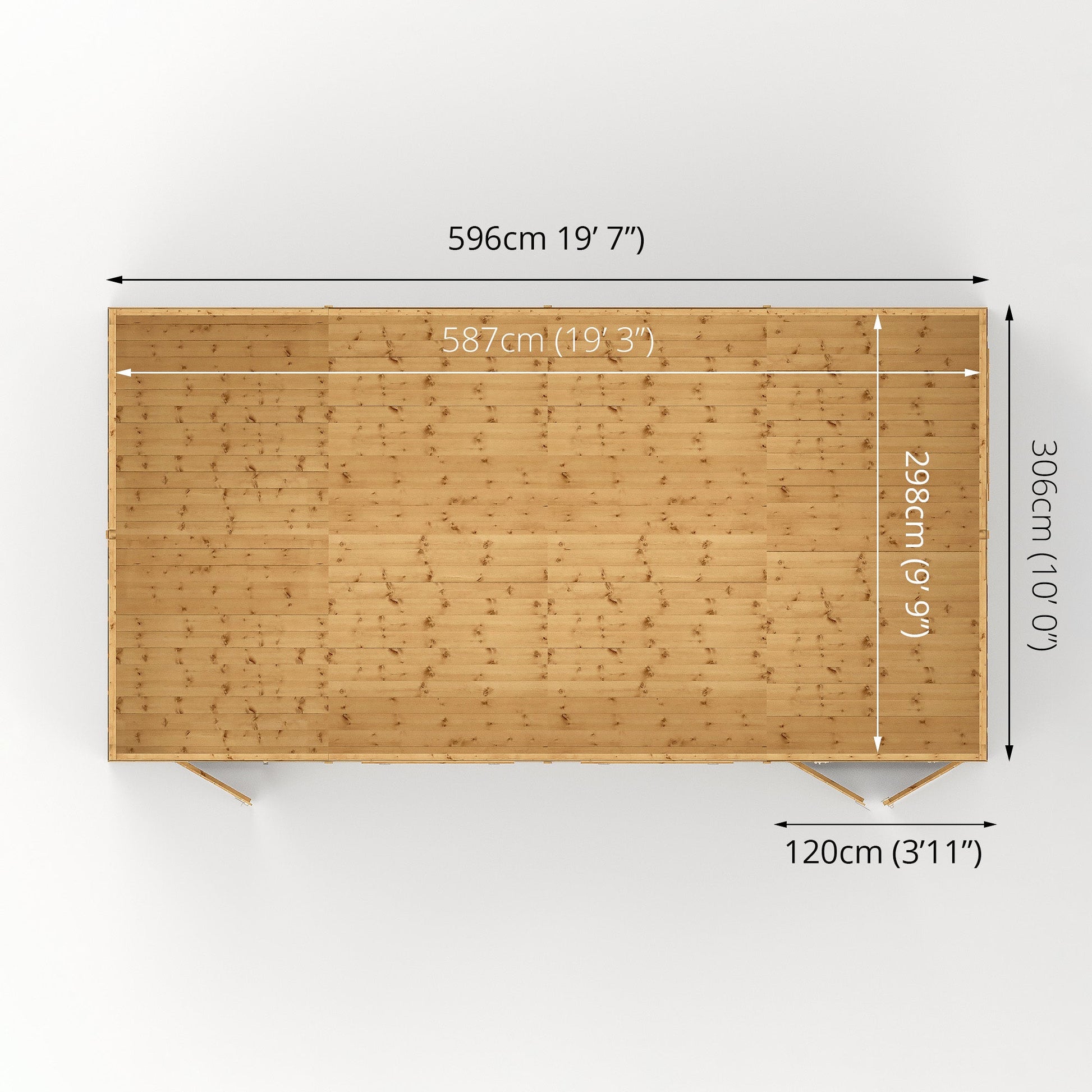 20 X 10 Premium Shiplap Reverse Apex Workshop