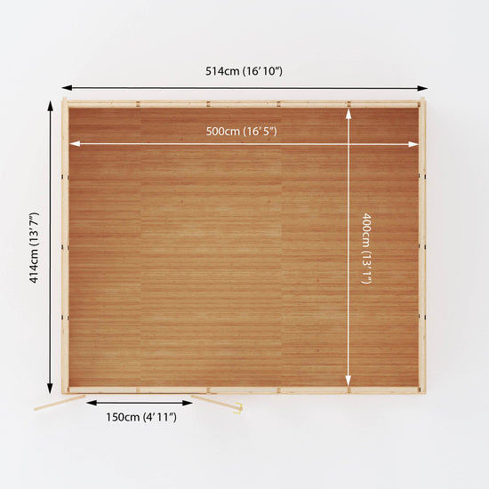 5M X 4M(D) Insulated Garden Room