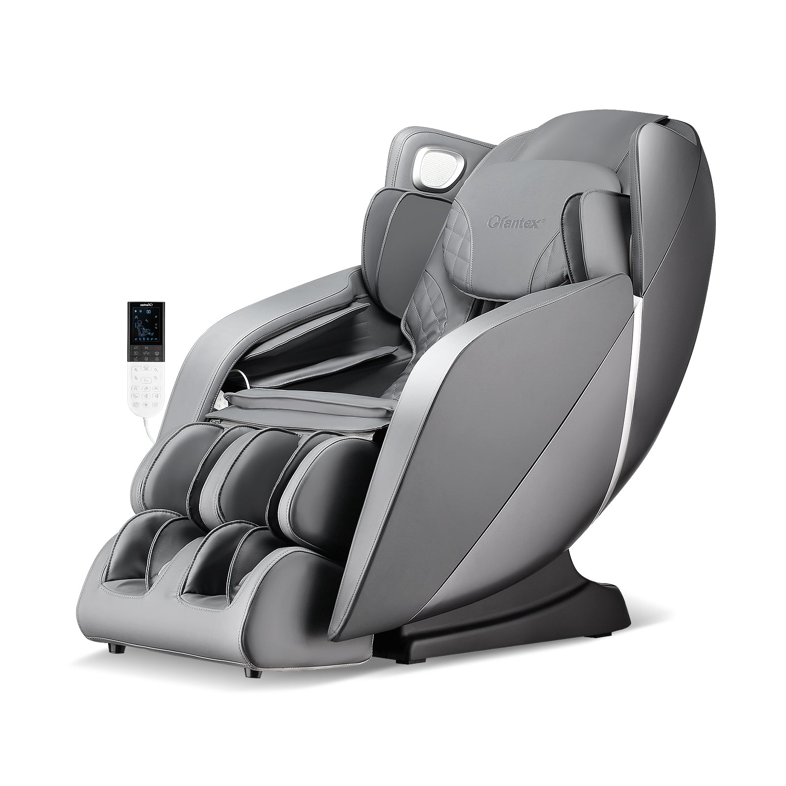 Full Body Zero Gravity SL Track Electric Shiatsu Massage Chair-Grey