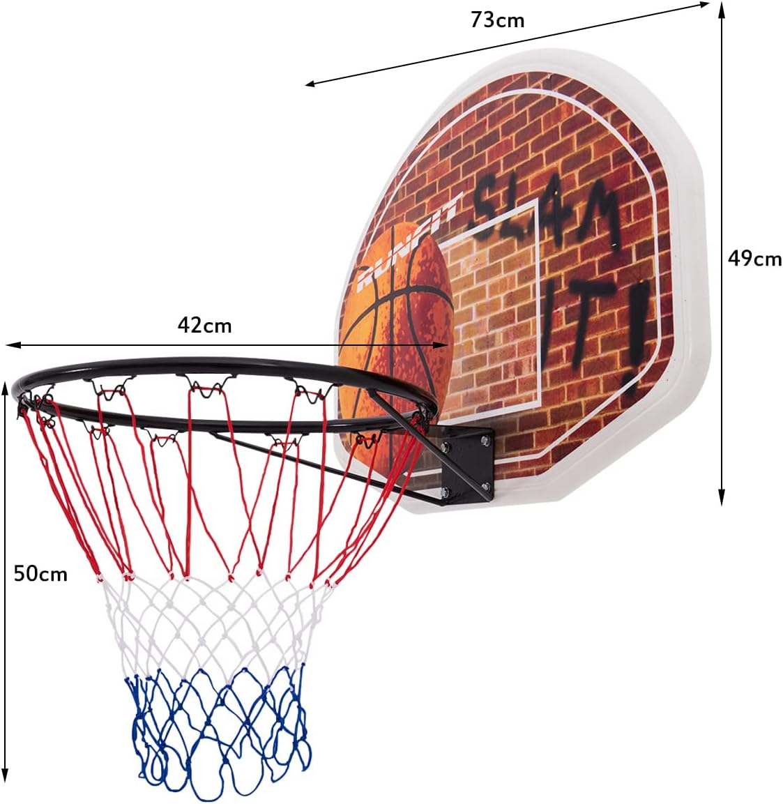 Mini Basketball Hoop for Door and Wall Wall Mounted Basketball Goal