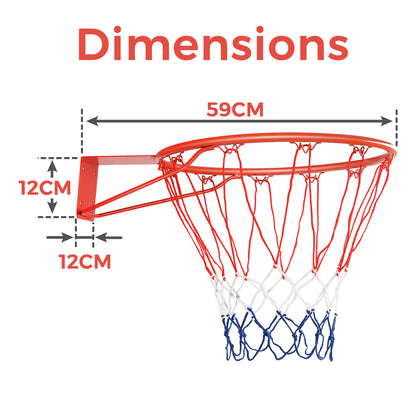 Basketball Hoop Wall Mounted for Kids Adults