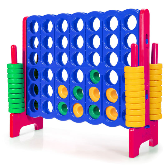 Jumbo 4-to-Score Giant Game Set with Quick-Release Lever-Red