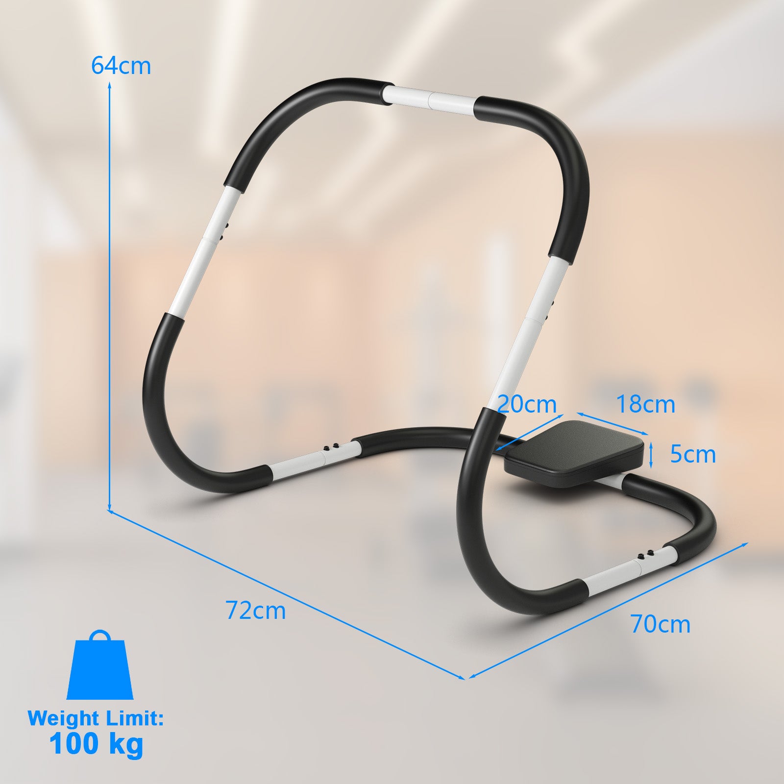 AB Mat Trainer Portable Abdominal Crunch Fitness