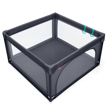Playpen Baby Toddlers Safety Activity Fence with 50 Ocean Balls-Dark Grey