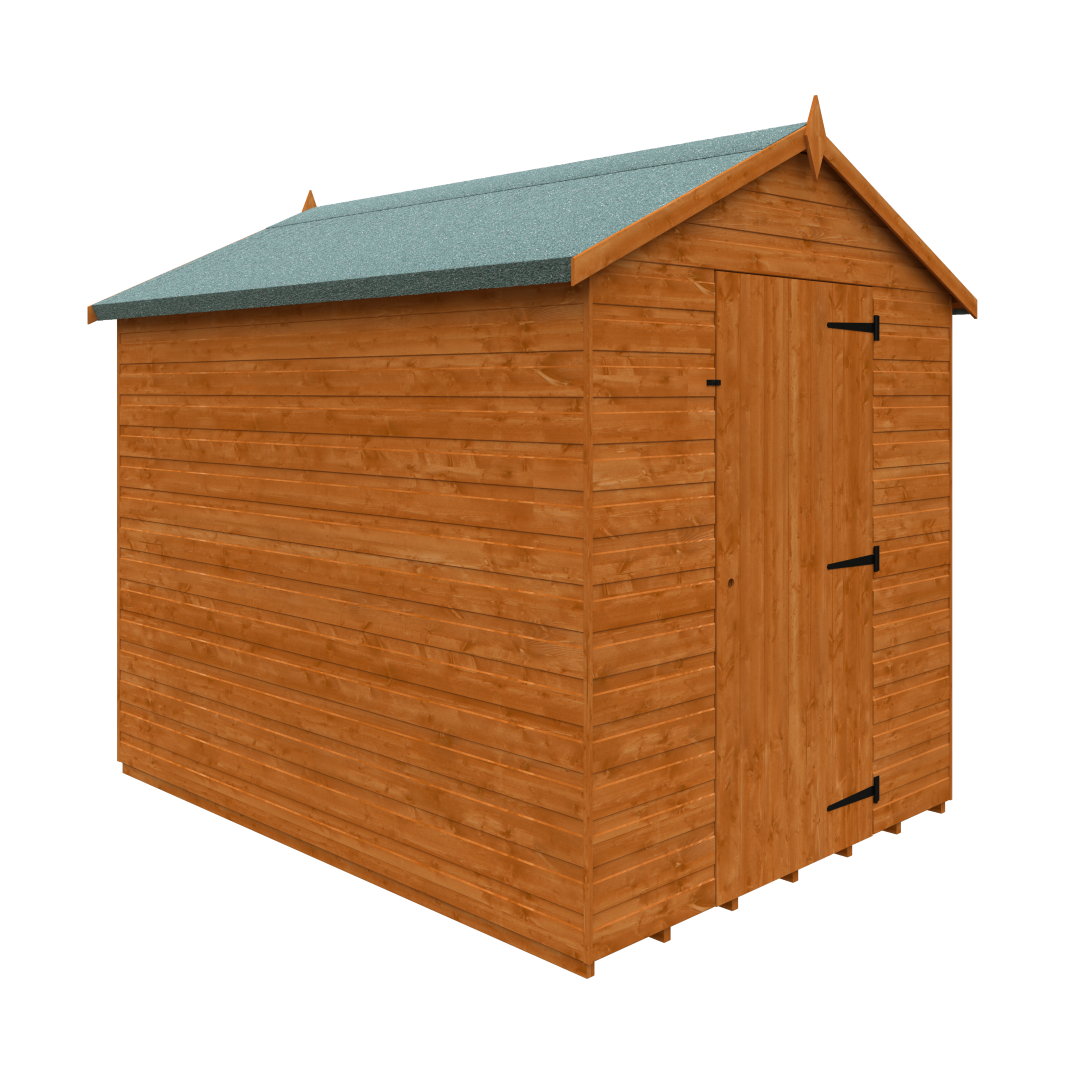 GardenArch 8x6 Super Apex Windowless Wooden Shed