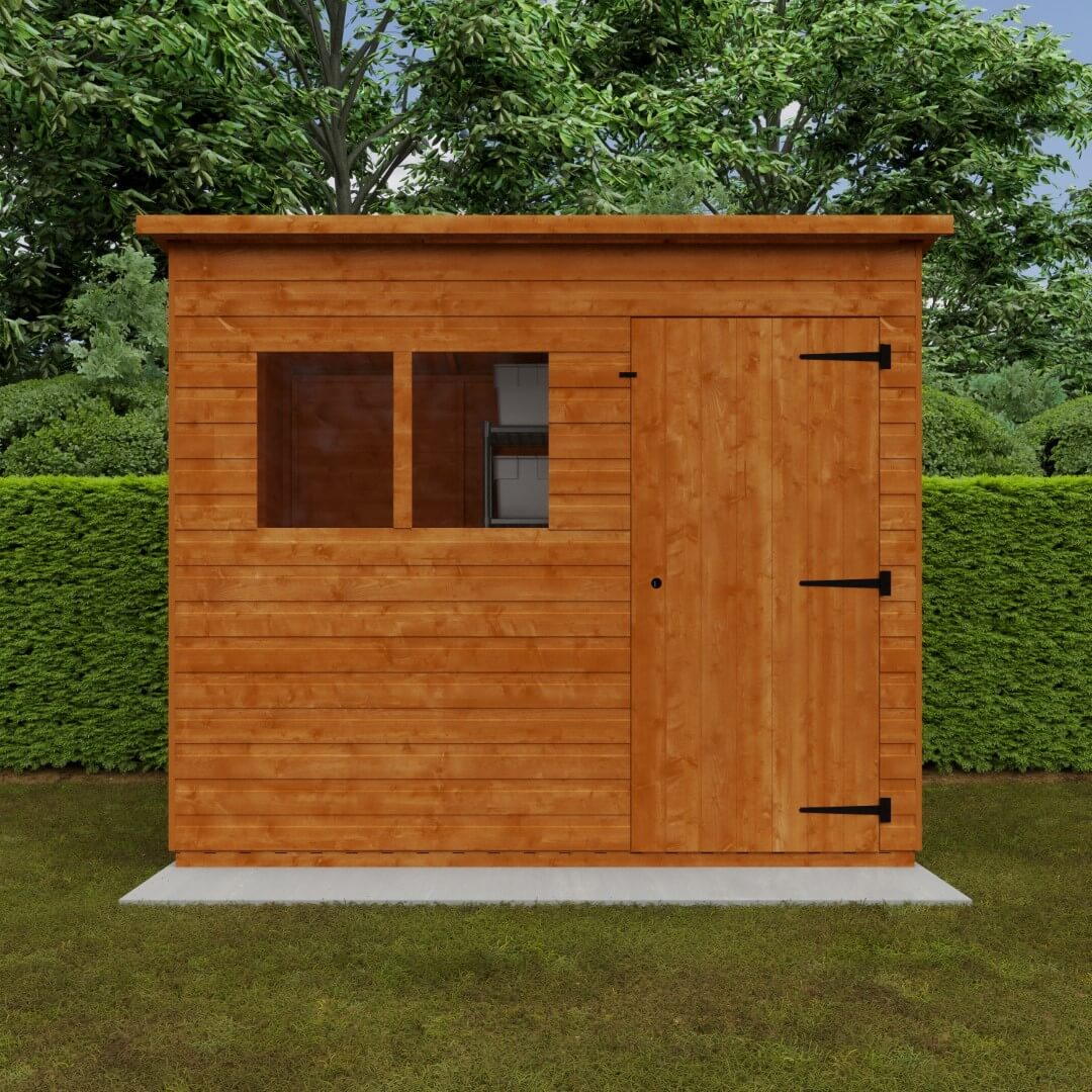 GardenArch 8x6 Super Pent Wooden Shed