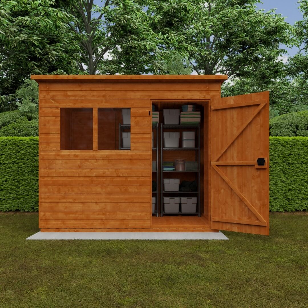 GardenArch 8x6 Super Pent Wooden Shed