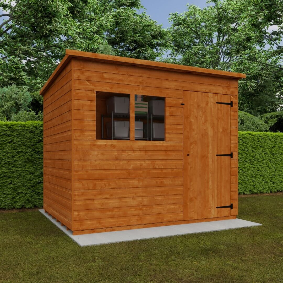 GardenArch 8x6 Super Pent Wooden Shed