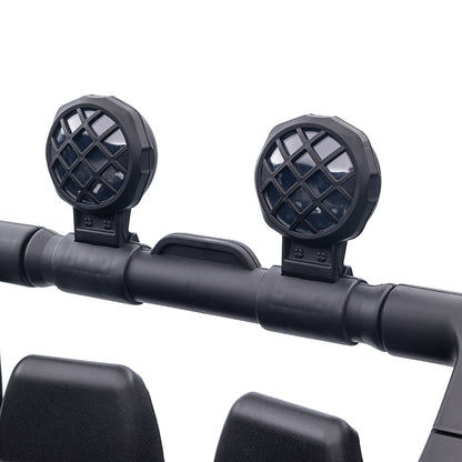 HOMCOM 12V Battery-powered 2 Motors Kids Electric Ride On Car Truck Off-road Toy with Parental Remote Control Horn Lights for 3-6 Years Old Black