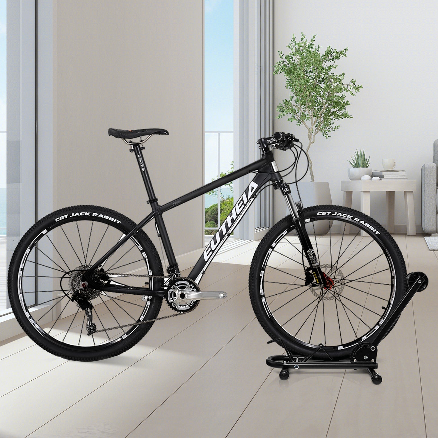 Foldable Bike Storage Stand for Mountain and Road Bike